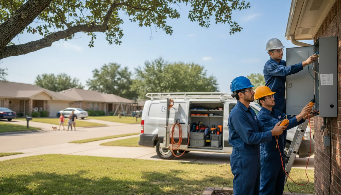 Certified electrician providing emergency electrical services in Columbia Cross Roads, PA